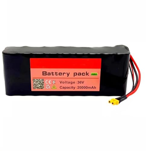 36V Batteria Al Litio Per Bici Elettrica 20AH 10S2P Batteria Impermeabile Per Monopattino Elettrico Scooter Elettrico Elettrica Da E-Bike Scheda Di Protezione Integrata XT90