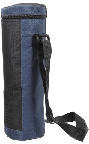MAGICLULU Housse Isotherme pour Bouteille et Mug en Tissu Oxford Bleu, Légère et Facile à Transporter, pour Camping et Activités Nautiques