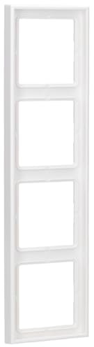 JUNG LS984WW Macro, Duroplástico, Resistente al Rayado, Brillante Blanco Alpino, Cuádruple, 81 X 294mm