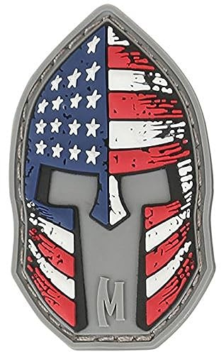 Maxpedition - Toppa con stelle e strisce, 5 x 3 cm, colore pieno