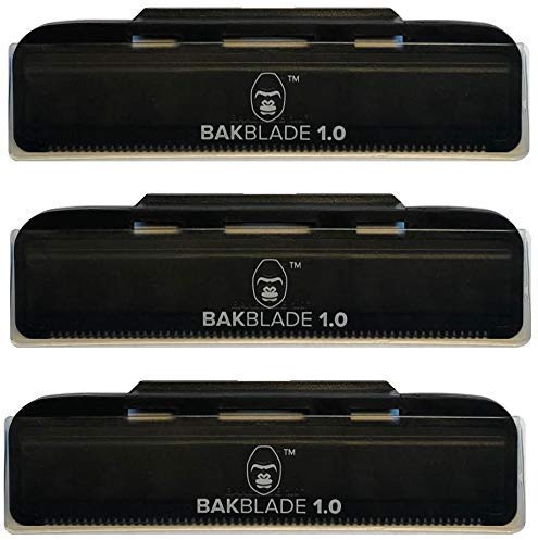 baKblade 2.0 Plus Rückenrasierer Herren - Ergonomischer Rückenhaarentferner für Männer - Brust & Rücken Haarentfernung auch für Armen, Beine & Bauch - Body Shaver Men (Blades)
