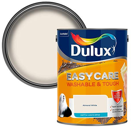 Dulux Easycare Washable & Tough Matt Emulsion Paint - Almond White - 5L