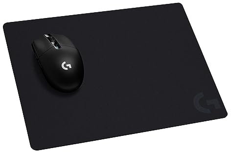Logitech G G440 Hartes Gaming-Mauspad, optimiert für Gaming-Sensoren, geringe Oberflächenreibung, rutschfeste Mausmatte, Mac- und PC-Gaming-Zubehör, 340 x 280 x 3 mm