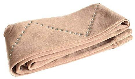 Tubayia Damen Mädchen Strumpfhose Leggings Trainingshose für Eislaufen Eiskunstlauf (Spirale,M)