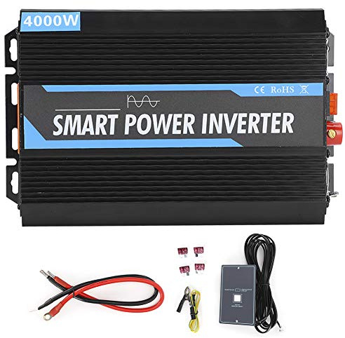 Convertisseur de Puissance de Voiture, transformateur de Tension 1500W 12V à 220V transformateur de Tension d'inverseur de Puissance à Onde sinusoïdale Pure Universel pour Voiture