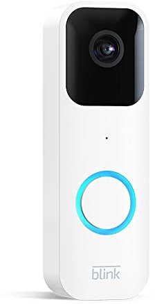 Blink Videotimbre (Video Doorbell) | Gran autonomía, audio bidireccional, fácil de instalar por cuenta propia, vídeo HD, detección de movimiento, notificaciones de timbre en la app (blanco)