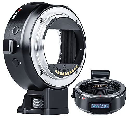 VILTROX EF-E5 Lens Mount Adapter Auto Focus Adapter Compatible with Canon EF/EF-S Lens for Sony E-Mount Camera A9 A7III A7RIV A6500