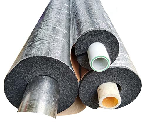 Guaina Isolante In Gomma, Tubo Isolante Antigelo Per Esterni, Isolante Per Tubi In Foglio Di Alluminio Autosigillante, Flessibile, Ignifugo, Impermeabile, Utilizzato Per Tubi Dell'acqua Fredda E Calda
