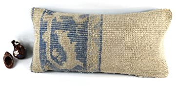 Kelim Kissen 30x60 cm Kissenbezüge Türkisch Handgewebt Kelim Kissenhülle Dekokissen Sofakissen Zierkissen Kelim Teppiche Kissenbezüge code A2933