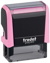 Trodat – Printy 4912 -blau- mit Wunschtext personalisieren, hier gleich online gestalten – selbstfärbender Stempel als Namensstempel, Adressstempel, Firmenstempel, 5 Zeilen, 46X17 mm
