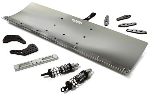 RC-Modelllegierung, CNC-gefräst, 400 mm, Schneepflug-Set, entworfen für Arrma 1/10 Vorteks 4X4 3S BLX