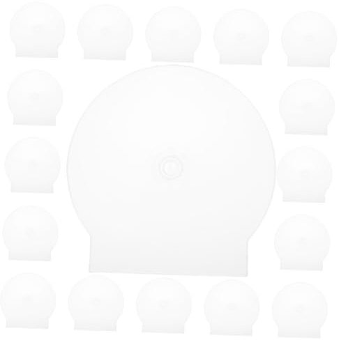 MUCKLILY 50pezzi Custodia Trasparente Per Cd Custodia in Plastica Per Dvd Scatola Cd e Dvd Protezione Da Graffi e Urti Design Compatto e Leggero Per e Viaggio
