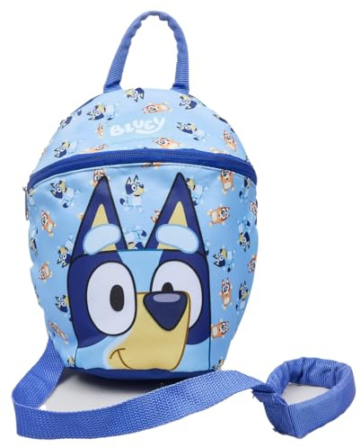 Bluey Kids Toddler Backpack With Reins Harness Ages 1-4