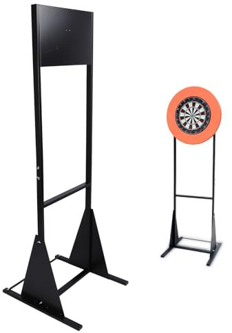 Dartbordsstativ, Stativ Dartboardställ, Dartboardmonterat Stativ i Stål, Dartboardhållarställ, Portabelt Dartboard Travel Standing för Inomhus, Utomhus