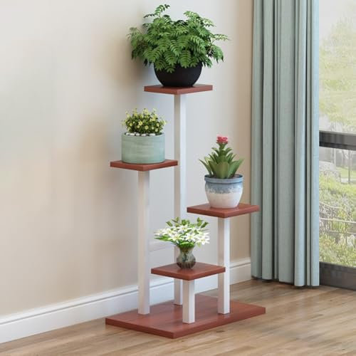 DODOBD 5 Niveles Soporte Plantas Interior,Estanteria para Plantas,Estanteria Plantas,Soporte para Plantas Interior,Mueble Plantas Interior,Porta Macetas Interior,Estanterias para Macetas
