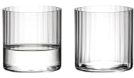 RIEDEL The O Wine Tumbler H2O Optisch Allzweckbecher - 2er Set, Trinkglas, Kristallglas, Spülmaschinenfest - 0414/22