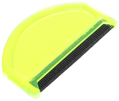 Healeved Quitapelusas Manual para Ropa y Abrigos de Cachemira, Quita Pelusas y Bolitas, Ligero, Cepillo de Limpieza, Amarillo, Portátil | Cepillo de Limpieza Incluido, Compacto y Ligero, Uso en Armario Momento