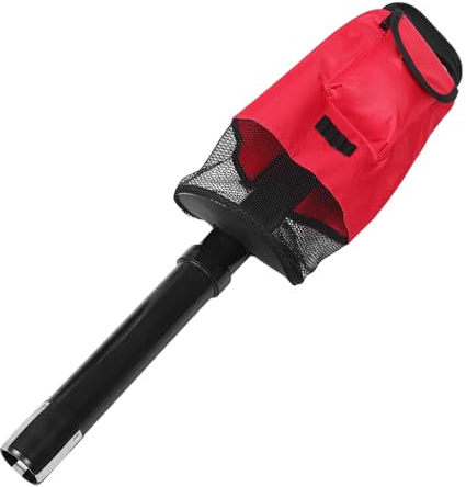 Toyvian Golf Ball Retriever Tube Durable and Plastic Picker Upper for Effortless Ball Collection Course Range Easy Storage Red Essential Golf Practice Equipment