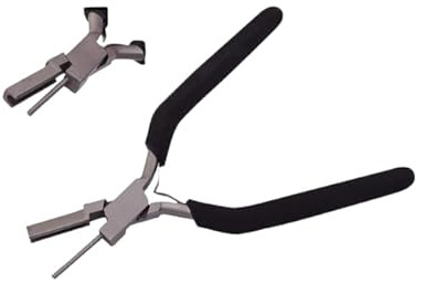 Small Round Concave Wire Looping Pliers, Jewellery Making Tool with Comfort Grip Handles