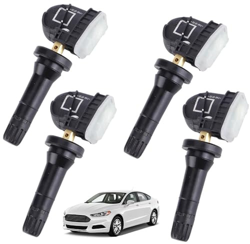 BIZOI 4Pcs TPMS Tyre Pressure Sensor 1862980, Tyre Pressure Monitoring System Replaces 2036832 2318530, Tire Pressure Sensor Compatible with Ford Ranger Ecosport Fiesta Focus KA Mondeo Ranger