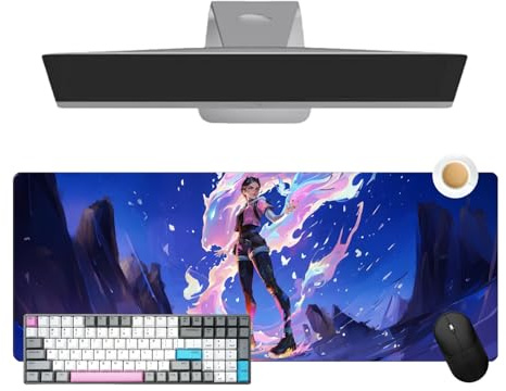 Valorant Clove Tapis de Souris Anime 800×300×3 mm – Confort et précision – Surface antidérapante pour Gamers