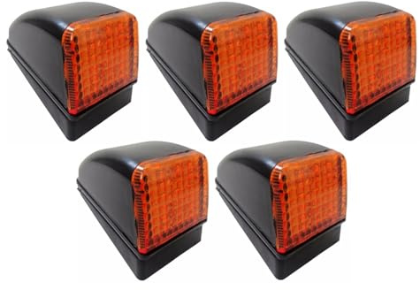 Generisch 5x LED Dachleuchte Orange 24V Positionsleuchte Dachlampe Amber Kompatibel mit Volvo Nutzfahrzeuge und LKW