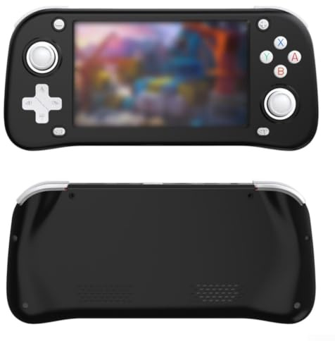 Handheld Retro Game Console with 4.3 Inch IPS Screen, 3000mAh Long Lasting for battery, 30+ Built-in Emulators, 64GB or 128GB TF Card, Lightweight for Gaming(64G Black)