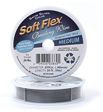 Softflex Best Beading Wire Soft and Soft 0.48mm Diameter 49 Strand - 9m