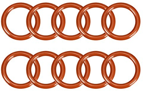 sourcing map 10 Stück O Ringe 18mmx25mmx3,5mm Dichtungsringe Rund Gummi Dichtung O Ring Seals NBR Unterlegscheibe für Wasserhahn Spülventile Waschbecken Duschablauf Hydraulik Rohrschlauch