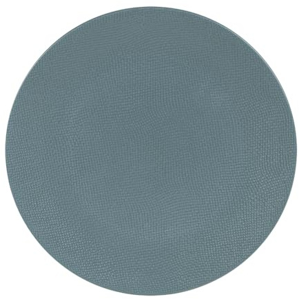 TABLE PASSION - Assiette plate Vésuvio bleu 27 cm (lot de 6)