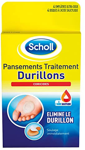 Scholl - Pansements Coricides Durillons - 4 pansements