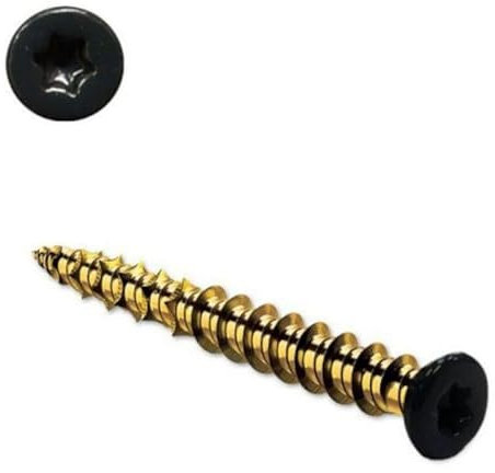 Vis béton 7,5x82 mm RAL 7016 gris anthracite par 50