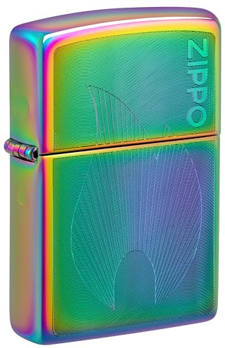 Zippo Sturmfeuerzeug - Dimensional Flame, Multi Color, Auto Engrave - Nachfüllbar - Wiederverwendbar - Windfestes Design - Geschenkbox - Made in USA