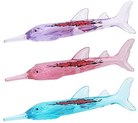 TOPWAYS Pool Tauchen Spielzeug Set 4 Tauchen Meerjungfrauen Tauchen Torpedos Schwimmen Unterwasser Pool Trainingsspielzeug Tauchen Spiele Training Kindergeschenke (Haie)