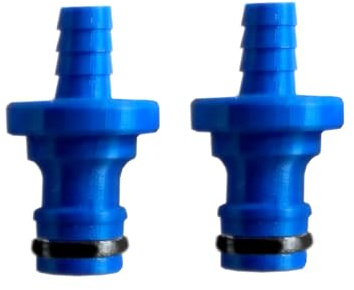bluuwater trinkwasserechter Schlauch-Adapter für 10 mm Schläuche, 2 Stück