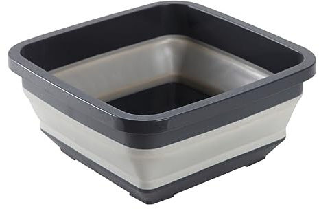 Healvian Zusammenklappbares Waschbecken Faltbares Waschbecken 12.60 Zoll Rutschfester Boden Tragbar Für Camping Haushalt Maniküre Pediküre Reise Und Outdoor