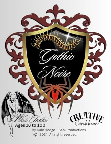 Gothic Noire 01 Coloring Book: Creative Caribbean