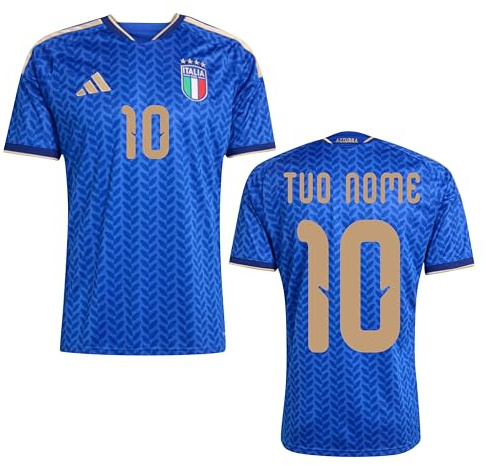 adidas Maglia Italia Home Ufficiale Adulto Bambino Personalizzabile