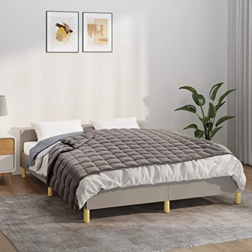 Lauuoeriau Bettwäsche & Bettwäsche, Bettwäsche, Decken, Gewichtsdecke, Grau, 120 x 180 cm, 9 kg Stoff