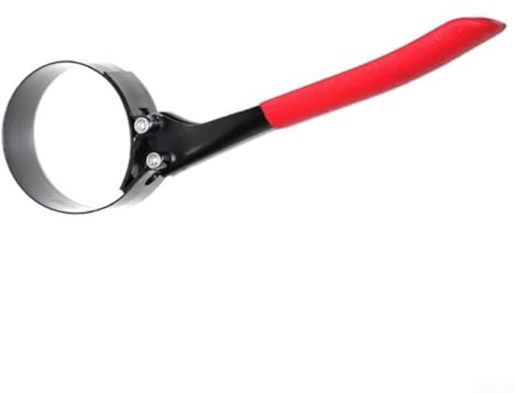 Besttoolifes Chiave professionale per filtro dell'olio, strumento da 2-1/4 a 3-1/8, morsetto per auto, ampia fascia in acciaio, manico in vinile, coppia ad alta leva per una rimozione efficiente del
