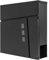 Assorted Collections Buzón de Pared, diseño Moderno con Ranura para periódicos, buzón con Cerradura y Tapa abatible con Cerradura Oculta, fácil de Instalar 37x10.5x37 cm (Negra)