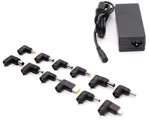 65W Universal Laptop Charger UK AC Power Adapter Compatible with HP Dell Lenovo Acer ASUS for Samsung for Toshiba Sony IBM Fujitsu Gateway Notebook Ultrabook Chromebook 18.5V 19V 19.5V 20V Supply Cord
