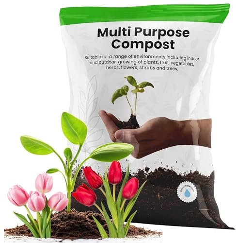 50 Litre Multi Purpose Compost Premium Potting Compost Enhanced Formula & Wetting Agent For Healthy Growth Potting Soil For Flowers, Vegetables & Plants