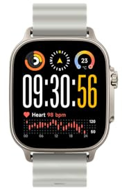 realme Watch 5, Display AMOLED da 1,97, Fluidità incredibile a 60Hz, 108 modalità sportive e monitoraggio della salute, NFC, Titanium Silver