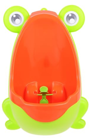 Toddmomy Orinatoio per Bambini in Plastica a Forma di Anfibio, Vasino per Toddler Design Separato per Pulizia Facile e Stabile Sul Pavimento, Addestramento Bagno Ragazzo Ragazza