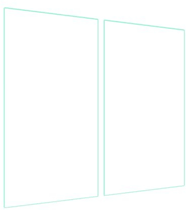 Herdabdeckung Glas Weiß 2 Teilig 40x52 – Gehärtetes Glas Schneidebrett & Ceranfeld Abdeckplatte – Hochglanz & Blickdicht – Schutz für Induktion, Ceran