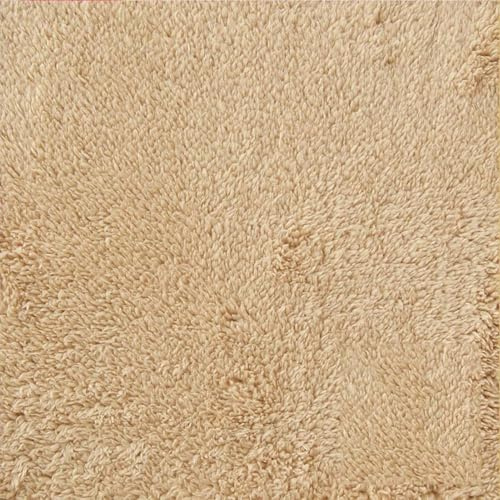 LNNNW Plush Piezas Alfombra Puzzle Alfombra de espuma entrelazada for suelo, 16 losetas de alfombra de felpa, estera de rompecabezas cortable DIY, alfombras for el suelo de la habitación(Apricot)