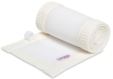 babybay Nestchen 3D Mesh-Waffelpiqué passend für Modell Maxi, Boxspring, Comfort und Comfort Plus, ivory