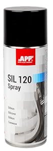APP SIL 120 Spray al Silicone | Lubrificante e Grasso | Protezione, Lubrificazione, Isolamento e Manutenzione di Metalli, Plastica, Legno e Gomma | 400ml