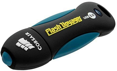 Corsair 64 GB USB 3.0 High Speed Flash Drive, Black & Blue